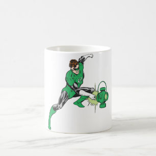 Grön lykta med lykta 2 kaffemugg