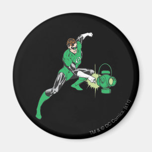 Grön lykta med lykta 2 magnet