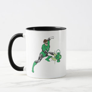 Grön lykta med lykta 2 mugg