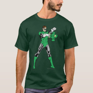 Grön lykta med lyktan tee shirt