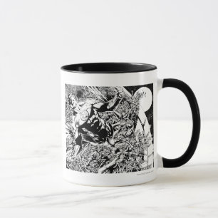 Grön lykta och den svartvita månen - mugg