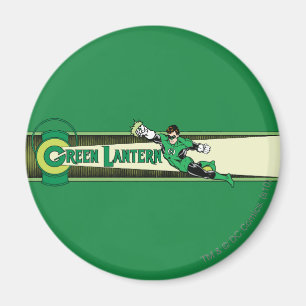 Grön lykta och logotyp magnet