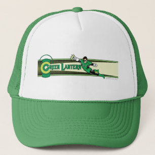 Grön lykta och logotyp truckerkeps