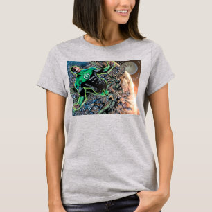 Grön lykta och månen tee shirt