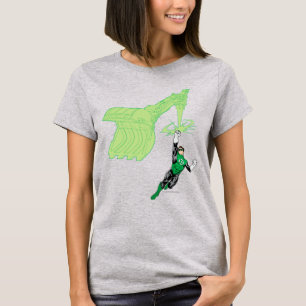 Grön lykta - som framförs fullständigt, med tee shirt