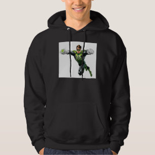 Grön lykta - som framförs fullständigt, tittar hoodie
