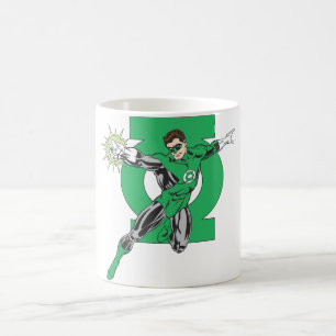 Grön lykta & symbol kaffemugg