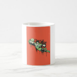 Grön lykta - vriden oskuldaffisch kaffemugg