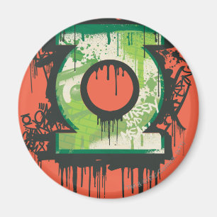 Grön lykta - vridet oskuldsymbol magnet