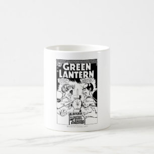 Grön lykta vs Sinestro som är svartvit Kaffemugg