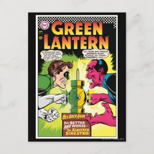 Grön lykta vs Sinestro Vykort