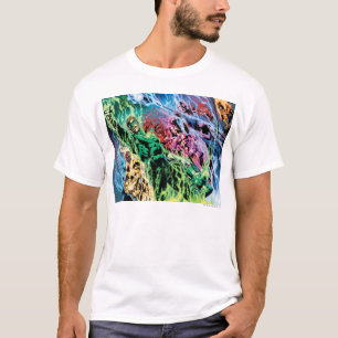 Grön lyktagrupp - färg t shirt