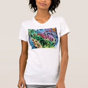Grön lyktagrupp - färg tee shirt