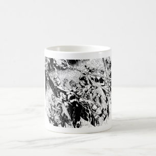 Grön lyktagrupp kaffemugg
