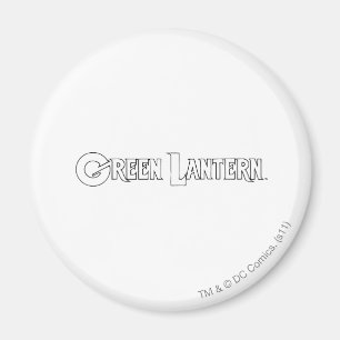 Grön lyktalogotyp 10 magnet