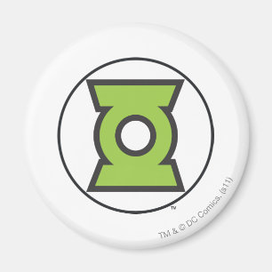 Grön lyktalogotyp 11 magnet