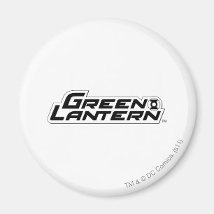 Grön lyktalogotyp 3 magnet
