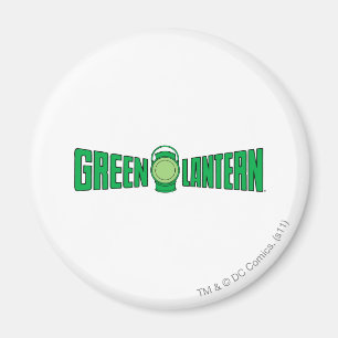 Grön lyktalogotyp 5 magnet