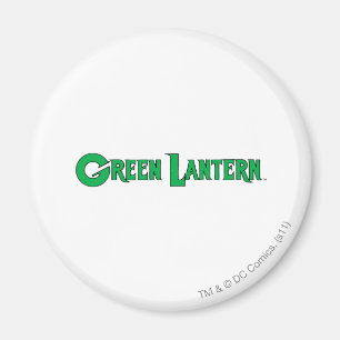 Grön lyktalogotyp 9 magnet