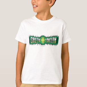 Grön lyktalogotyp - grönt flammar t-shirt