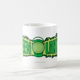 Grön lyktalogotyp med lyktan kaffemugg