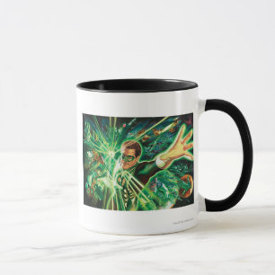 Grön lyktamålning mugg