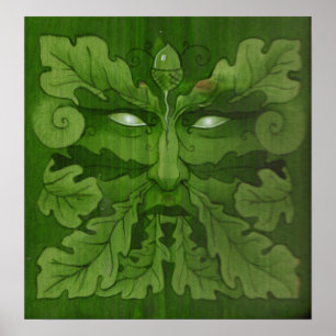 Grön man poster