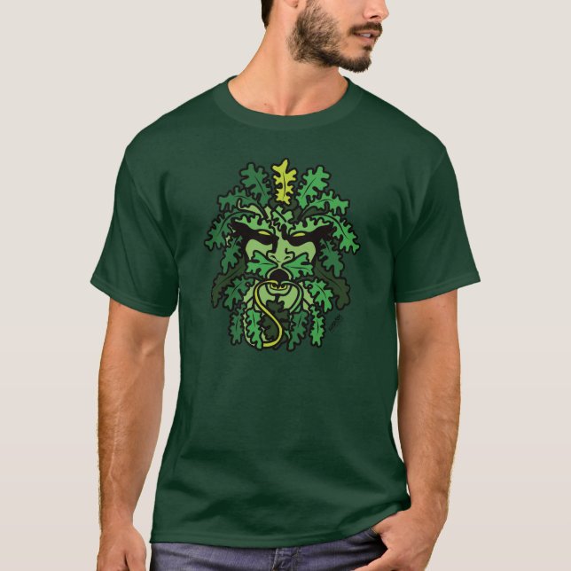 Grön man tee shirt (Framsida)