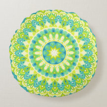 Grön Mandala Naturinspirerad Boho Fredlig Hygge