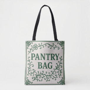 "GRÖN MARKNADSPÅSE" - CHINOISERIE-TOTEBAG TYGKASSE