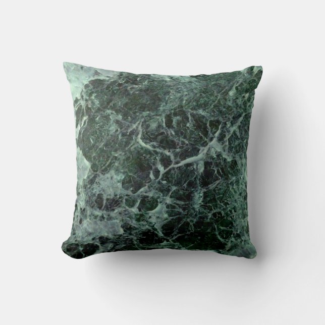 Grön marmor dämpar kudde (Framsida)
