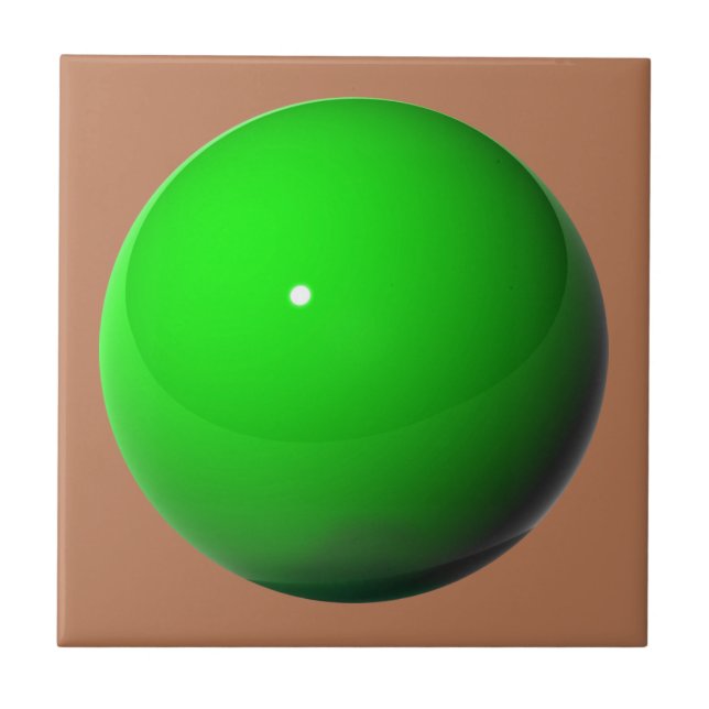 Grön marmor kakelplatta (Framsidan)