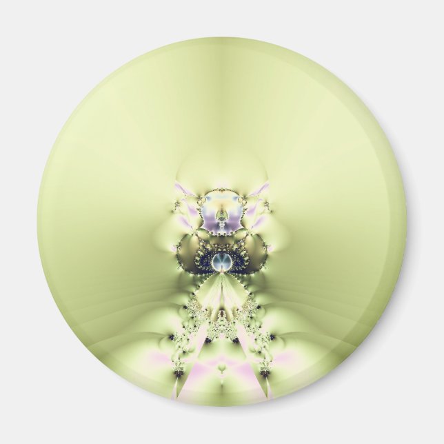 Grön meditation magnet (Framsidan)