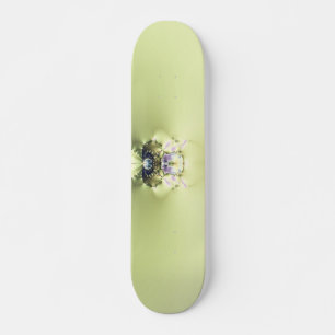 Grön meditation old school skateboard bräda 21,6 cm