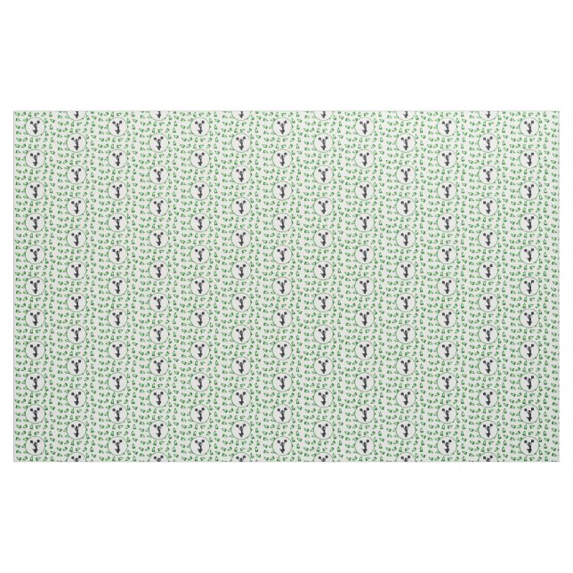 Grön megafonhejaklacksledaredesign tyg (Yard)