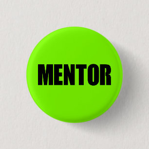 Grön mentor knapp