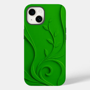 Grön Minimal Löv Design