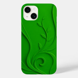 Grön Minimal Löv Design
