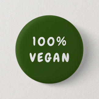 Grön minsta VEGAN 100% Knapp