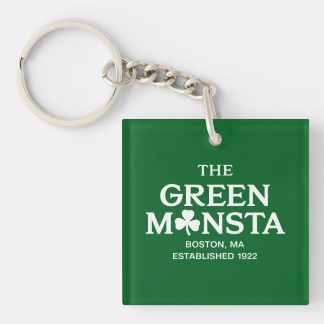 Grön Monsta Boston Grön Monstah Basebollpresent  (Framsidan)