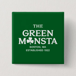 Grön Monsta Boston Grön Monstah Basebollpresent  Knapp
