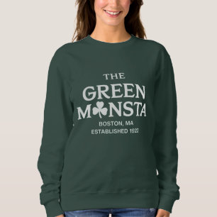 Grön Monsta Boston Grön Monstah Basebollpresent  T Shirt