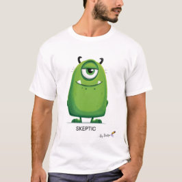 Grön Monster | SKEPTIKER - Genom Design | Roligt O T Shirt