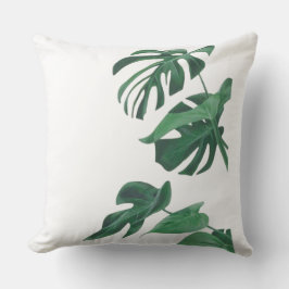Grön Monstera Deliciosa blad Kuddcase Kudde