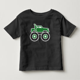 Grön monstertruck Shamrock St. Patricks dag T Shirt