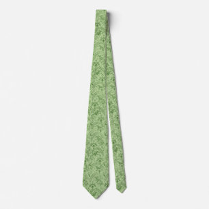 Grön mönstrad slips