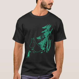 Grön Moomintroll Après Skid Vinterns Sportspel T Shirt