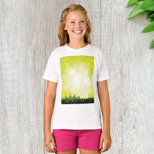 Grön Musik Festival Siluettkonsertpublik T Shirt