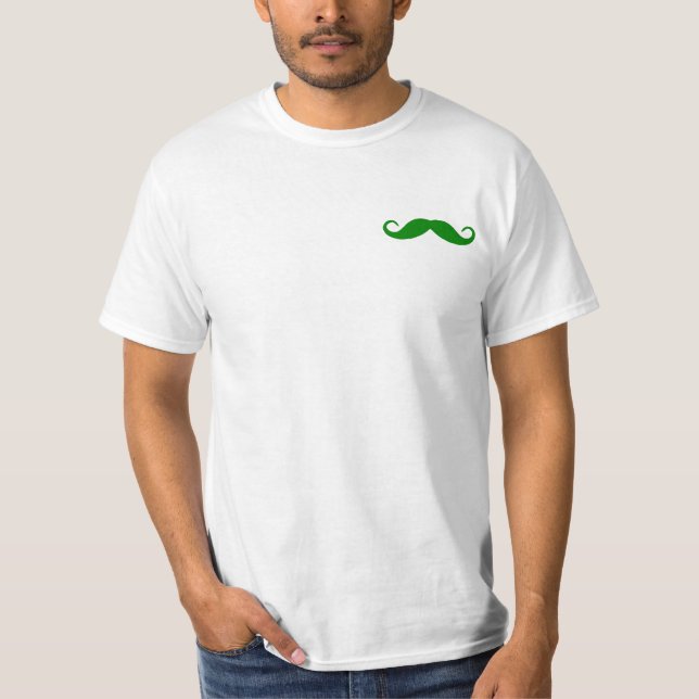 Grön Mustasch Tröja (Framsida)
