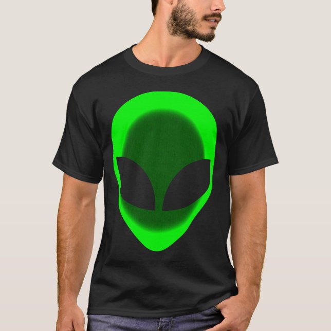 Grön neonfrämling tee shirt (Framsida)